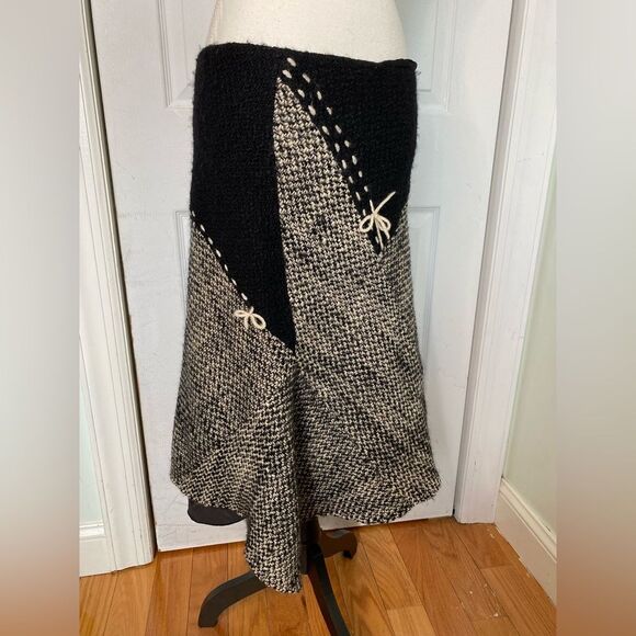 Large Size Vintage 90s/Y2k Miss Twidd Coquette Girl Rosette Skirt - Picture 6 of 8